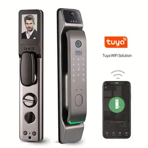 Sicurezza multifunzione Smart Door Lock Tuya Wifi Password Card accesso remoto blocco riconoscimento facciale