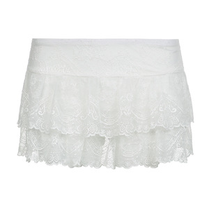 Minifaldas de Encaje de Moda Dulce y Sexy para Mujer, Estilo Club, Transpirables, de Cintura Baja, con Capas, Camisas Cortas, Novedad de 2026 - Product Image 5