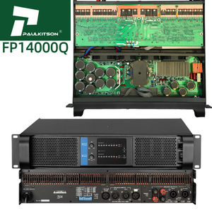 Paulkitson amplifikatör FP14000q 2X235 0W profesyonel güç amplifikatörü 2 kanal Subwoofer hoparlörler güç amplifikatörü ses ekipmanı - Product Image 1