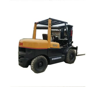 Chariot élévateur TCM 5 T d'occasion, moteur diesel à mât à 2 étages de 5 tonnes, faible durée, hauteur de levage de 3000mm, bien entretenu, prêt à fonctionner - Product Image 1