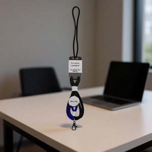 Laccetto personalizzato Ilan da 45 cm con targhetta identificativa per accessorio porta badge Monica 8 pezzi - Product Image 2