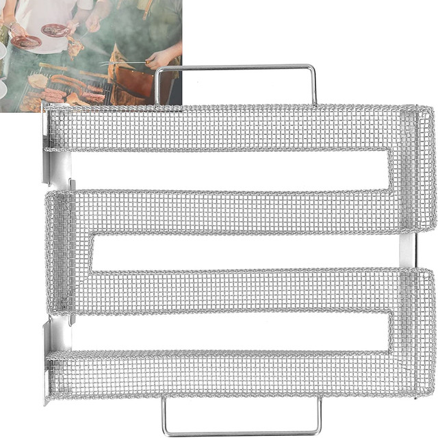BBQ Cold Smoker Generator Grill Cooking Tool Smoking Meat
