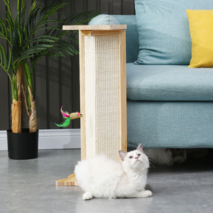 Wholesale Wooden Sisal Scratcher Cat Scratching Post Furniture <b>Protector</b> Guard for Sofa <b>Corner</b> - Product Image 4