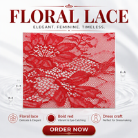 Nouvelle Arrivée Tissu en Dentelle Brodé de Paillettes Florales Multicolores en Tulle Transparent Respirant Français pour Robes de Mariée et de Soirée