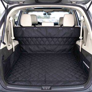 Protector de Maletero para Perros, Cubierta para Asiento Trasero de Coche, con Solapas Laterales, Impermeable, Base Rígida, Extensor de Asiento Trasero - Product Image 2