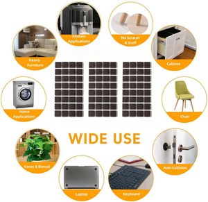 Tapis de protection en feutre pour meubles, 24 pièces, coussinets en feutre de qualité supérieure, meilleurs protecteurs pour les pieds de meubles, protège les sols en bois, protège votre parquet et votre revêtement stratifié - Product Image 2