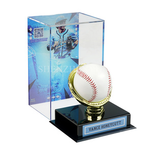 Acrílico alto deporte oro guante béisbol caja personalizada Lucite campeones sublimada vitrina con imagen - Product Image 6