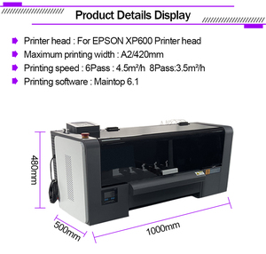 Impresora DTF Roll to Roll Económica de 42 cm con Cabezal XP600 para Impresión de Camisetas - Product Image 2