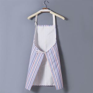 Tablier de cuisine minimaliste nordique pour femme, nouveau style maison, en toile respirante, résistant à la saleté, durable et lavable, vêtements de travail - Product Image 2