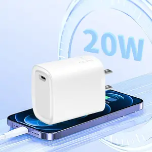 Câble de charge rapide USB C 20W de haute qualité avec prise adaptateur PD prise EU US pour iPhone 12 13 14 ordinateur portable et montre intelligente