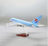 Model Pesawat A380 Resin 30cm Buatan Cina, Teknik Pewarnaan, Skala Asli, Ornamen, Suvenir, Hadiah Natal Halloween