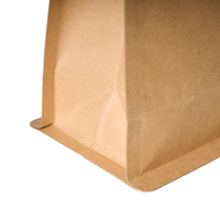 Emballage en papier kraft biodégradable de Foshan, refermable avec fermeture éclair, pour les noix de cajou et les cacahuètes