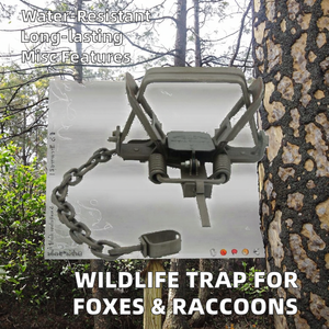 Outil de contrôle efficace en acier pour la chasse aux animaux sauvages : renards, ratons laveurs et autres animaux de la faune. - Product Image 2