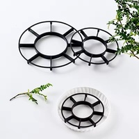 Socle de pot de fleurs 12-25 cm, support de drainage en plastique respirant, support pour plantes, empêche la pourriture des racines des plantes
