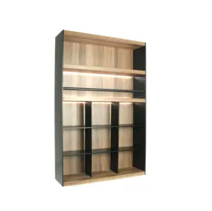 Estantes de armario de cocina modernos, panel de madera de aluminio, estante de cocina, delineador