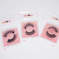 Cils entiers en gros, cils 3D, étiquette privée personnalisée, cils en vison sibérien vaporeux de 25 mm, livraison directe