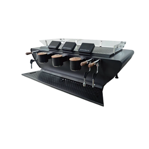 Máquina de Espresso Comercial de Triple Cabezal con Pantalla Táctil LED, Caldera de Acero Inoxidable, Operación Semiautomática, Personalizable de 4 Grupos - Product Image 4