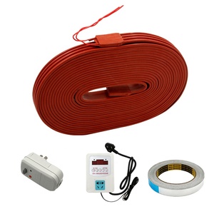Electric Flexible Silicone Rubber Crankcase <strong>Heater</strong> Belt/ Heating Cable, Drain Pipe <strong>Heater</strong> Pipe Silicone Heating Belt - Product Image 5