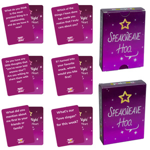 Juego de Mesa Interactivo de Preguntas y Respuestas de Corazón a Corazón, Portátil y Ecológico de Pengle, para <span class=keywords><strong>Citas</strong></span> de Parejas, Entretenimiento y Ocio - Product Image 3