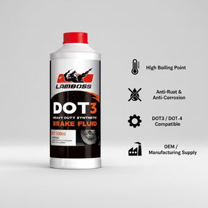 Vente en gros directe d'usine LAMBOSS DOT <span class=keywords><strong>3</strong></span> Liquide de frein synthétique haute performance pour automobile - Product Image 2