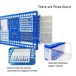 ตะกร้าพลาสติกสำหรับขนส่งนกพิราบ ZZ Wholesale ทนทาน พกพาสะดวก สำหรับนกพิราบแข่ง - Product Image 4