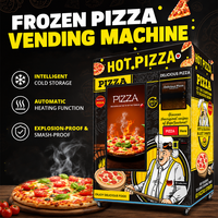 Máquina Expendedora de Pizza Inteligente Automática Grabot con Pantalla de 55 Pulgadas, Control por IA, Integración con la Nube y Monitoreo Remoto