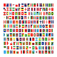 Drapeau de bruant personnalisé en polyester imperméable de haute qualité, drapeaux britanniques de bruant, drapeaux de chaîne de banderole de flutter personnalisés