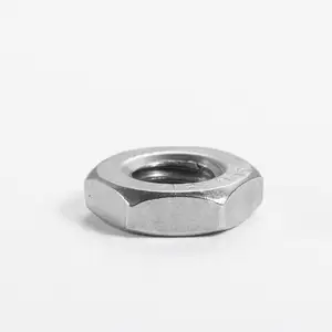 Hot Selling Custom Stainless Steel 304/316 GB6172 Standard Hex Nuts High Quality M8 M10 M12 M14 M16 M18 M20 Hexagon Thin Nuts