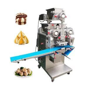 Dreifarbige Keks-Reiskuchen-Maschine Automatische Kibbeh-Encrust-Mochi-Eis-Churro-Maschine