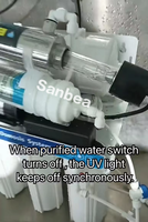 CE Système de Réservoir d'Eau UV Portable à 6 Étapes à Débit Élevé, Machine Électrique de Filtration RO Sous Évier