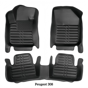 <span class=keywords><strong>Tappetini</strong></span> <span class=keywords><strong>Auto</strong></span> 5D Stile OEM BORNSLLER per <span class=keywords><strong>Peugeot</strong></span> 408 2020-2024 - PVC/PU Ecologico Inodore Spessore 7-10mm Garanzia 1 Anno Set Completo - Product Image 4