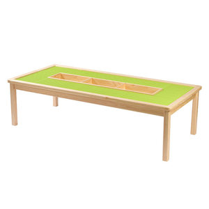 Table de jeu multifonctionnelle en bois massif Ming Anjia 90x19cm pour la maternelle et l'éducation préscolaire - Product Image 2