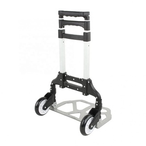 Xách Tay Dolly Tay Xe Tải Bánh Xe Tiện Ích Nhỏ Gọn Hành Lý Giỏ Hàng Nhôm Nhiệm Vụ Nặng Nề Gấp Xe Đẩy Tay - Product Image 4