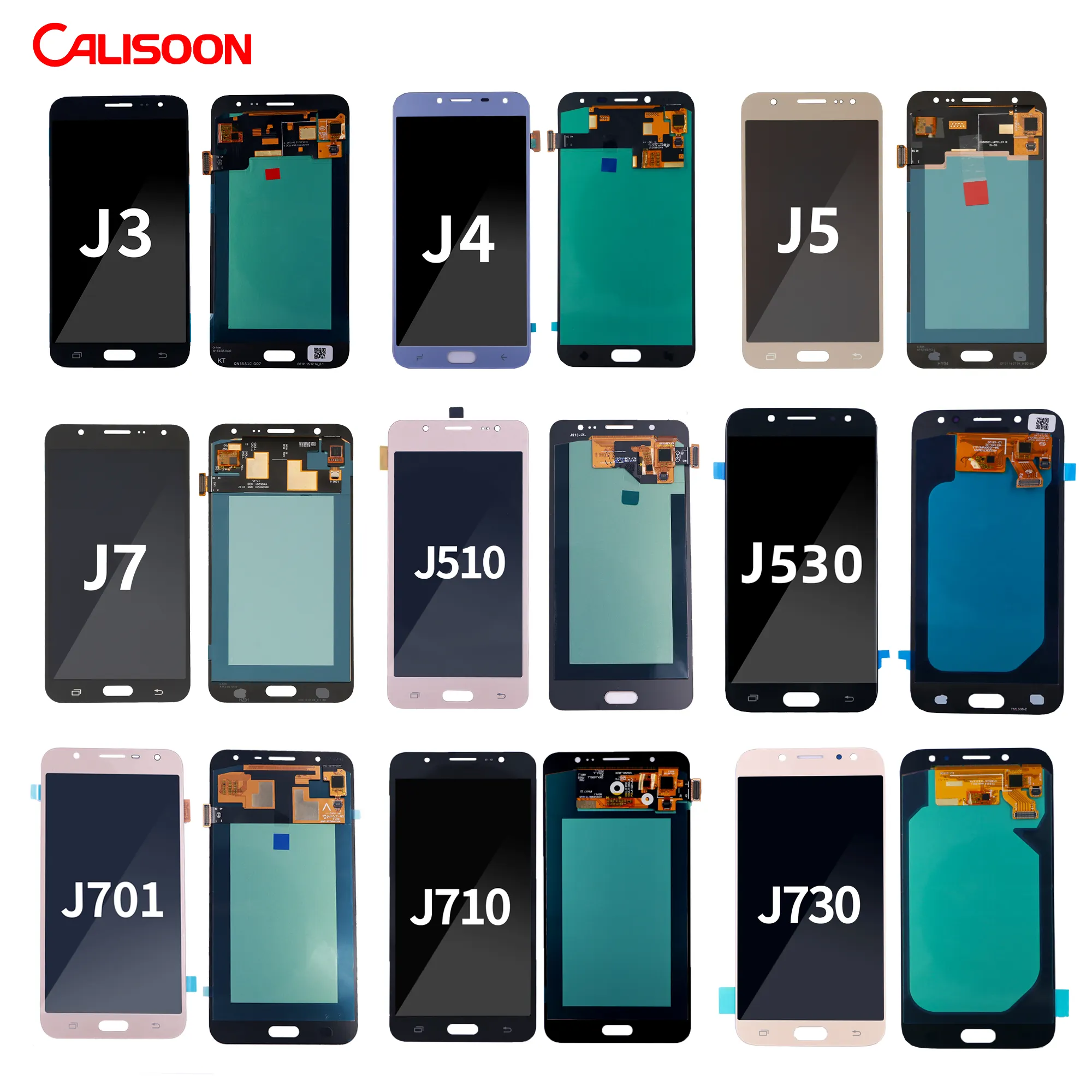Pantalla 휴대폰 J7 삼성 J1 J2 J3 J4 J5 J6 J510 J530 J710 J730 J701 LCD 디스플레이 화면 터치 디지타이저
