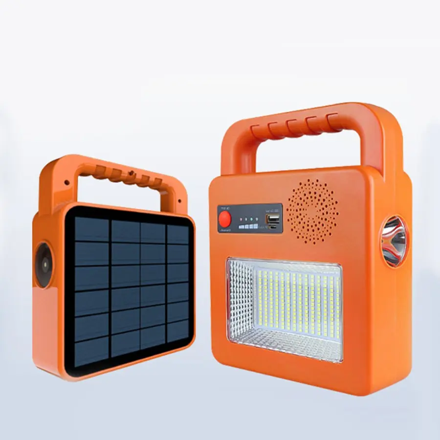 Esterno usb outport portatile modulo PV di piccole dimensioni sistema di casa mobile 6V 12 celle 1W pannello solare/