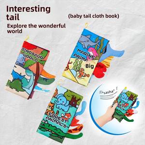 KONIG trẻ em học tập cuốn sách Montessori Sách vải cuốn sách bé cuốn sách vải mềm Du Lịch Đồ chơi giáo dục mới cuốn sách montesori đồ chơi - Product Image 4