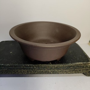 Buatan tangan Yixing pasir ungu Pot Bonsai bulat - Product Image 4