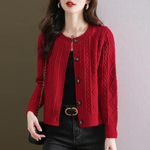 Pulls d'hiver longs et courts à col haut pour femmes 2025 avec logo avant - Product Image 3