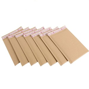 Sac d'expédition écologique biodégradable imprimé sur mesure A3 <span class=keywords><strong>A4</strong></span> A5, papier kraft blanc recyclé, <span class=keywords><strong>enveloppe</strong></span> rembourrée à bulles - Product Image 6