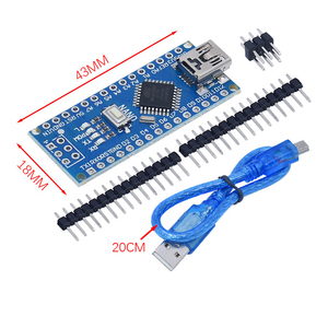 Carte de développement Nano V3.0 avec câble Mini USB et kit puce CH340 ATmega328P - Product Image 3