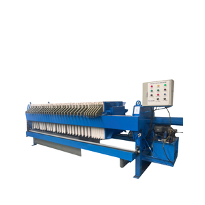 Máquina automática de prensa de filtro hidráulica para tratamiento de lodos y aguas residuales con 30 placas de filtro y capacidad de 1000L por hora - Product Image 1