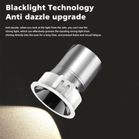 Projecteurs encastrés LED 5W 6W 7W pour hôtels et villas, éclairage mural KNX anti-éblouissement