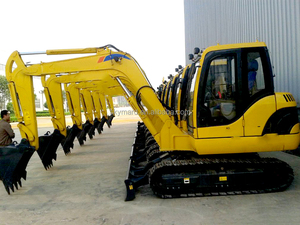 Mini-excavatrice sur chenilles ZE60E, 6 tonnes, machine de terrassement, godet standard de 0,23 m³ pour projets d'aménagement paysager - Product Image 5