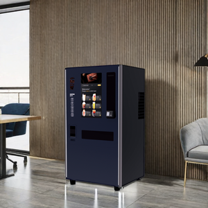 Estación expendedora todo en uno de café, refrescos y aperitivos, con sistema de pago sin efectivo, pantalla táctil, autoservicio y comercial, de grano a taza. - Product Image 1