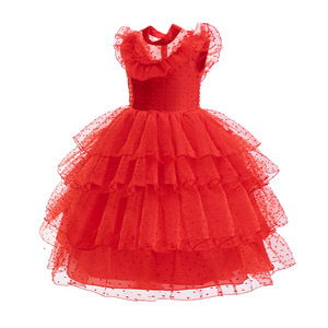 Nuevo Disfraz <span class=keywords><strong>de</strong></span> Sirena <span class=keywords><strong>de</strong></span> Halloween para Niñas, Vestido Rojo <span class=keywords><strong>de</strong></span> Tul <span class=keywords><strong>de</strong></span> Algodón con Falda, Estilo <span class=keywords><strong>Reina</strong></span> <span class=keywords><strong>de</strong></span> <span class=keywords><strong>Corazones</strong></span> - Product Image 5