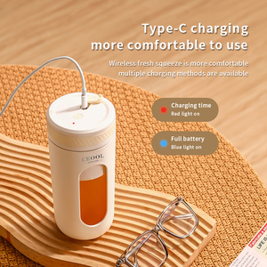 โรงงานผลิตเครื่องคั้นน้ำผลไม้พกพาขนาดเล็กแบบมือถือ ชาร์จไร้สายผ่าน USB สำหรับทำสมูท<span class=keywords><strong>ต</strong></span>ี้ผลไม้ในรถยนต์ เหมาะสำหรับใช้ใน<span class=keywords><strong>ค</strong></span>รัวเรือน สไ<span class=keywords><strong>ต</strong></span>ล์เยอรมันและสเปน - Product Image 3