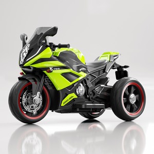 <span class=keywords><strong>Moto</strong></span> électrique classique 12V à double moteur pour enfants, 3 roues stables, musique, lumières LED, jouet à roulettes pour l'extérieur A23-3 - Product Image 5