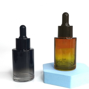 10ml-30ml Custom Color Flat Shoulder Cylinder Glass Dropper Bottle for Skin Care Serum & Essential Oil & Eye <b>Drop</b> - Product Image 6