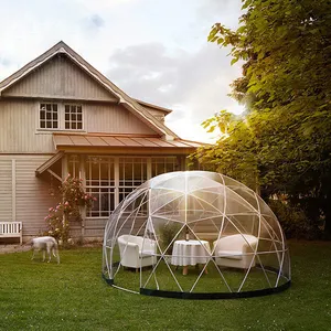 最受欢迎的6米水晶泡泡帐篷2020年，半球形帐篷，用于户外露营