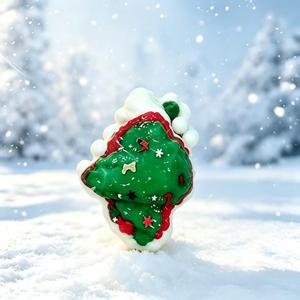 Xmas Croissant Squishy Squeeze Toy Bread Dessert Stress Relief <b>Fidget</b> Toy Christmas Holiday Decor Gift for Children Wholesale - Product Image 1